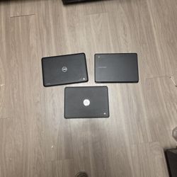3 Chromebooks