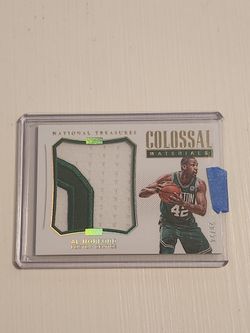 Panini National Treasures Al Horford Boston Celtics Game Used Patch Card /24