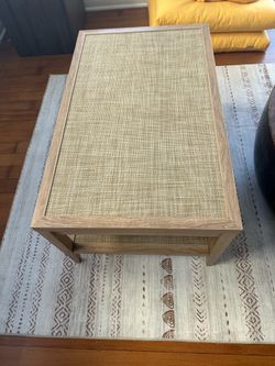 New ratan coffee table.