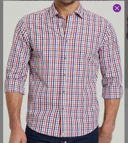 UNTUCKit Men’s button down shirt, long sleeve