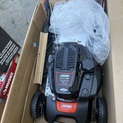 21 in. 190 cc Briggs and Stratton Gas 3-in-1 Dual Blade RWD Self-Propelled Lawn Mower with Single Lever Deck Adjustment new $470