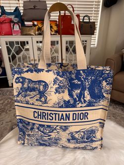 New Christian Dior Dioriviera Exclusive GWP Straw Tote Bag