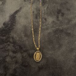18inch Men’s Chain With Virgin Mary Pendent 