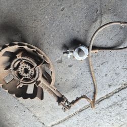 vintage cast iron single-burner propane gas stove Classic Antique 