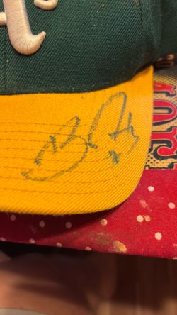 Oakland Athletics Autographed Hat