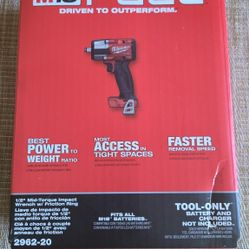 Milwaukee M18 Fuel Mid Torque Impact Wrench ½ Inch 