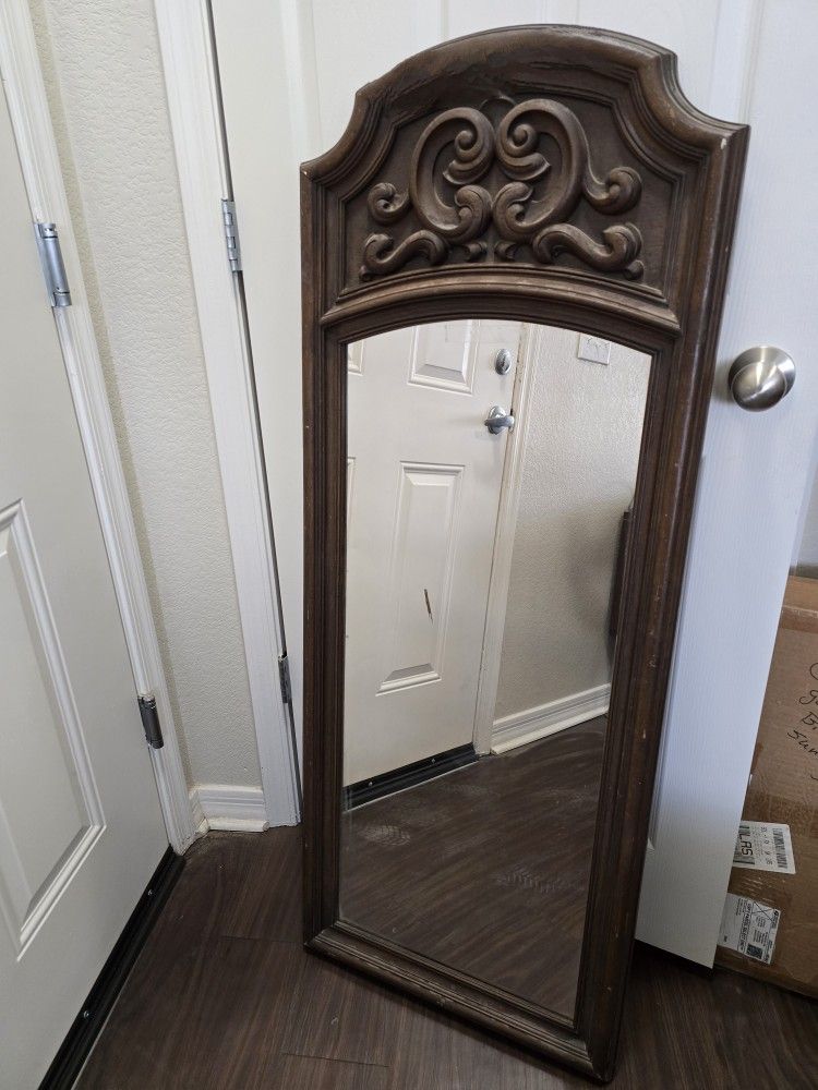 Vintage 52" Spanish Mediterranean Dressing Mirror