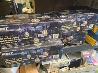 Feit led string lights 48ft each box $25