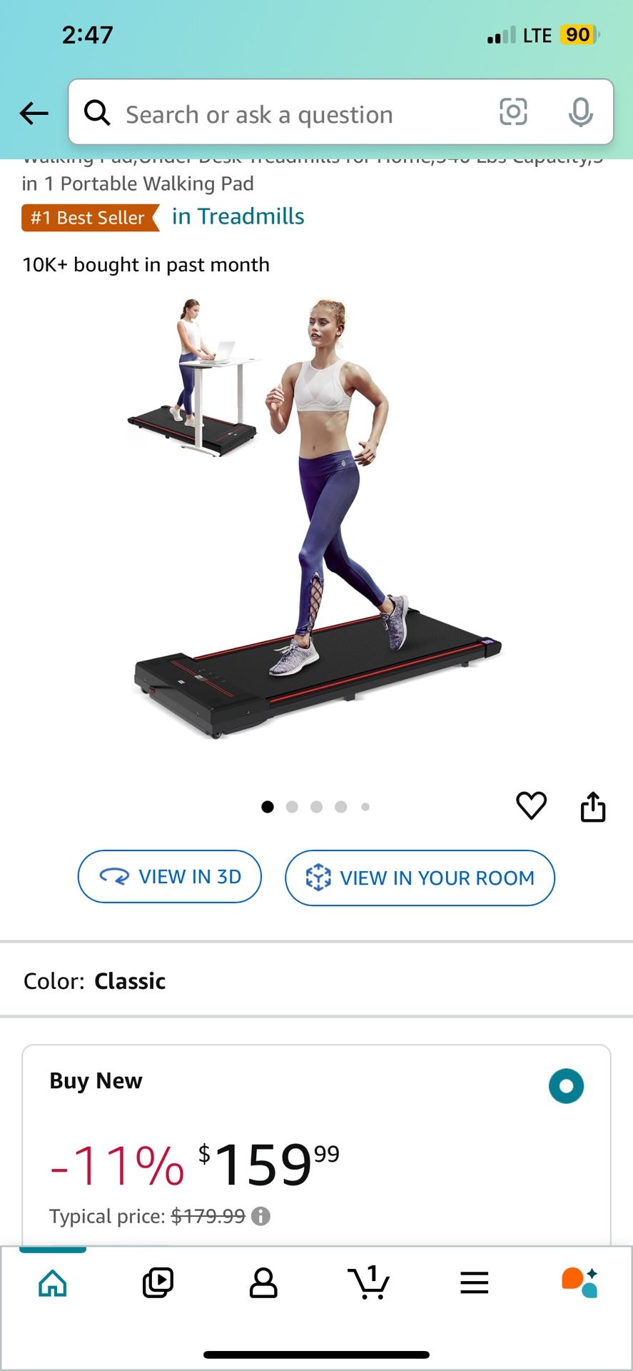 Treadmill Pink