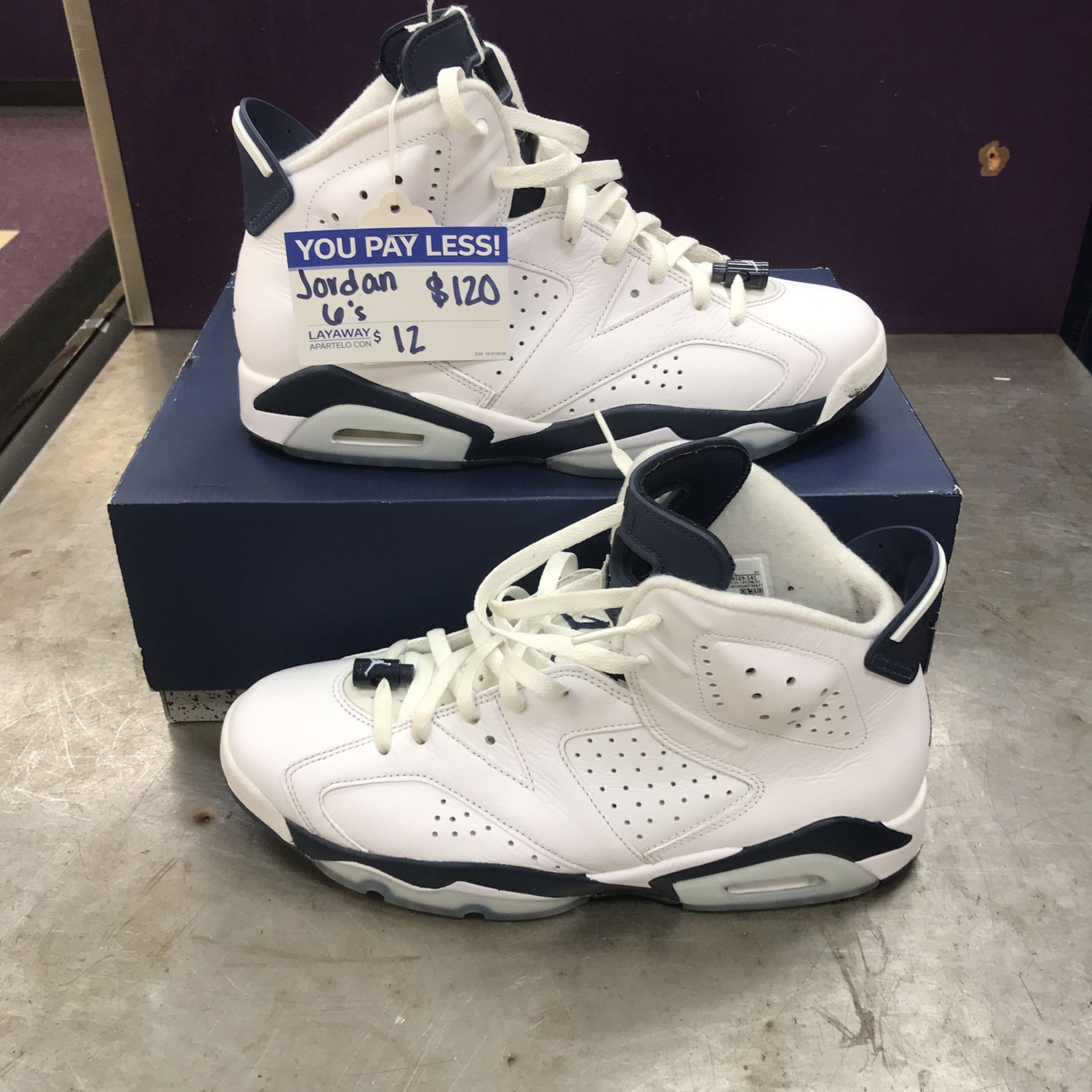 Nike Air Jordan 6 Size 11 US