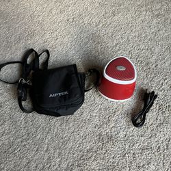 iLive Blue Hurricane Portable Wireless Bluetooth Speaker, red (ISB23R)