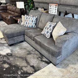Sofa Chaise with Sleeper, Pillows are included SKU#1077204SCS