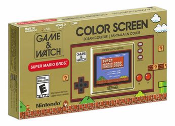 Nintendo Game And Watch - Super Mario Bros - Color   (NEW)