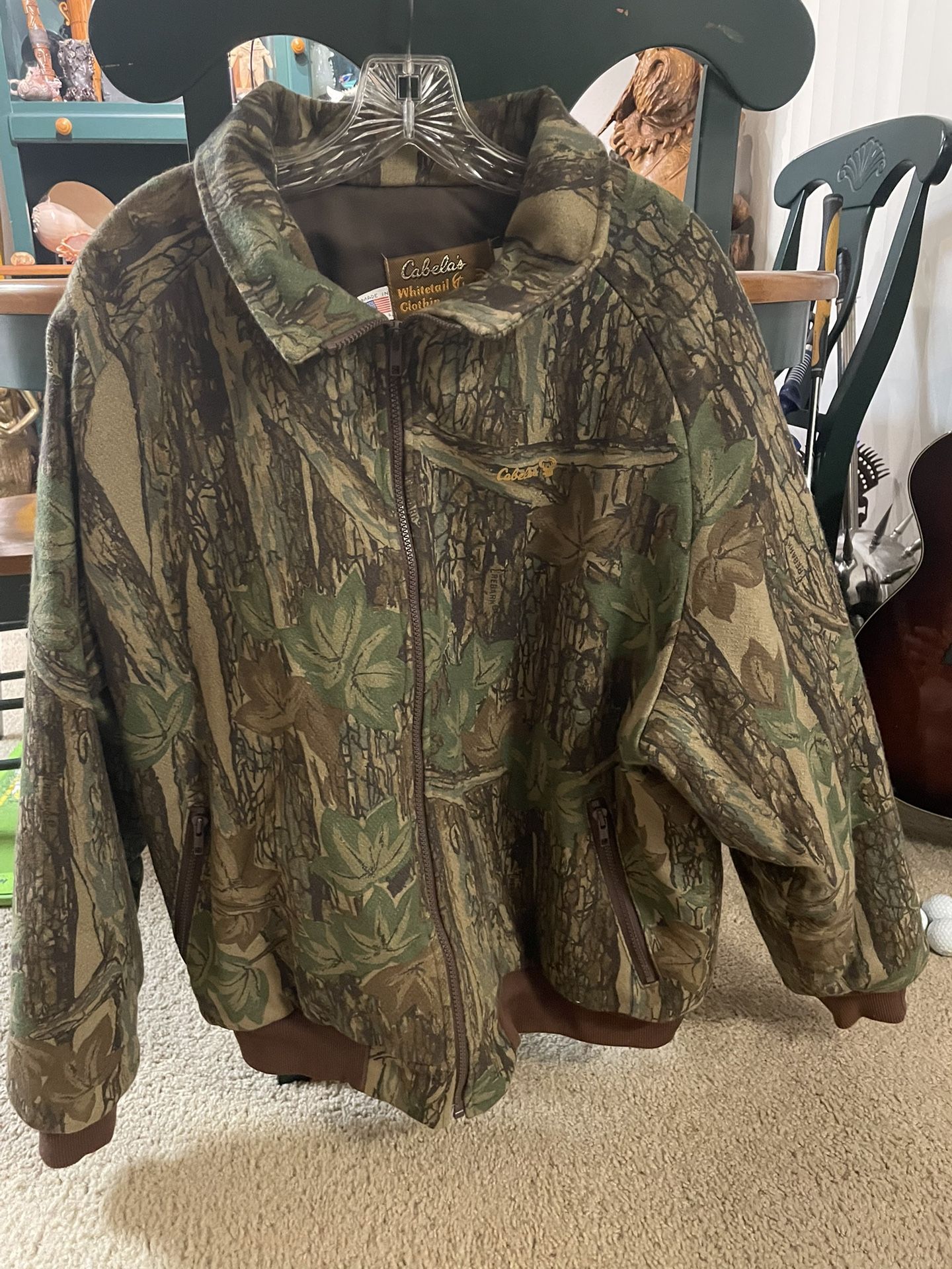 Vintage Cabela’s 100% Wool Camo Jacket XL