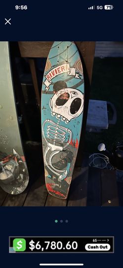 Vintage Riviera Skateboard Deck