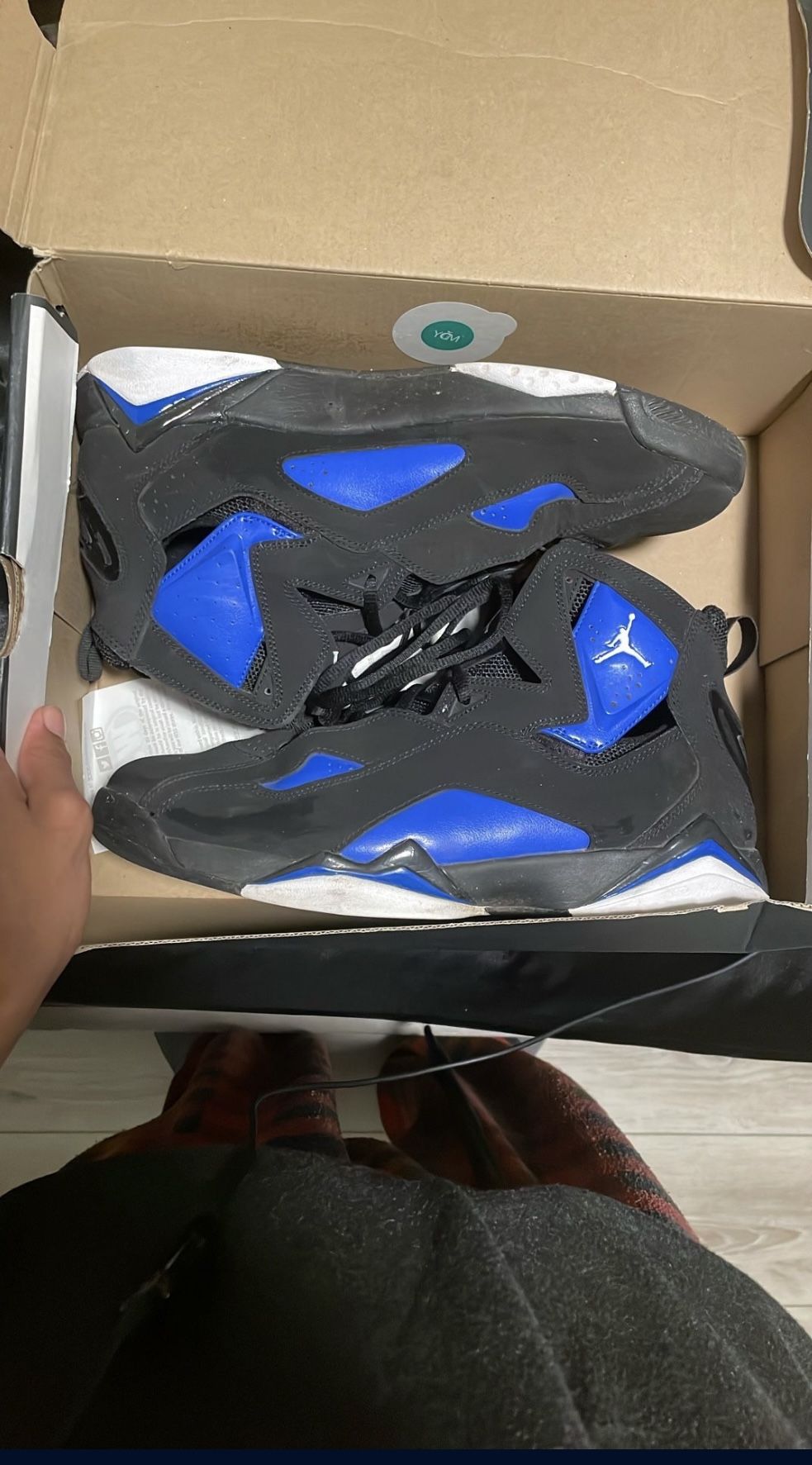 Jordan 6 black and blue