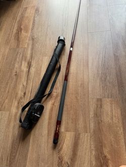 2-Piece Pool Cue Stick with Sportcraft Carrying Case