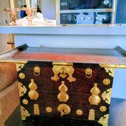 Antique Table Top Korean Chest 