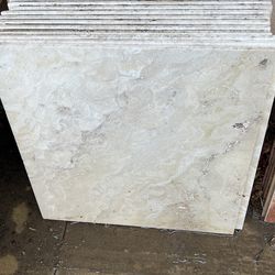 Mármol  18 X18 (10)  20 sq ft -Porcelain 17 1/2 X 171/2  40 sq ft