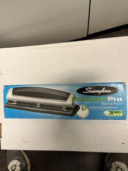 Swingline® Precision Pro® Desktop Punch, 2-3 Holes, Adjustable Centers, 10 Sheets - (New)