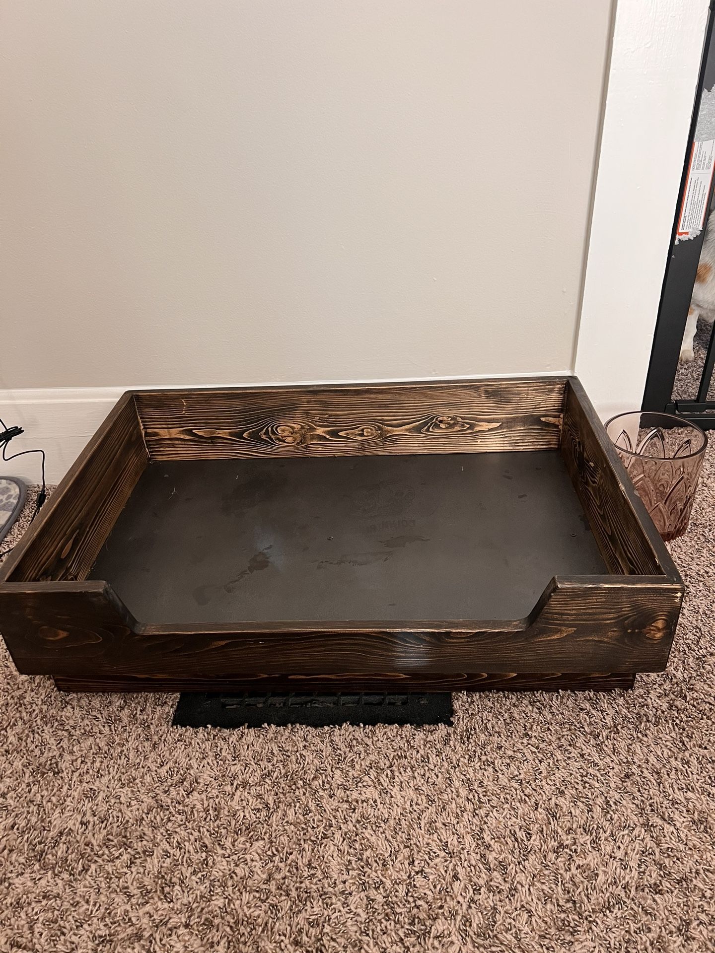 Homemade Wood Dog Bed