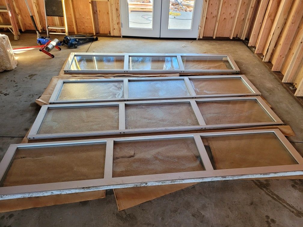 10 X 8 Aluminum Glass Garage Door.