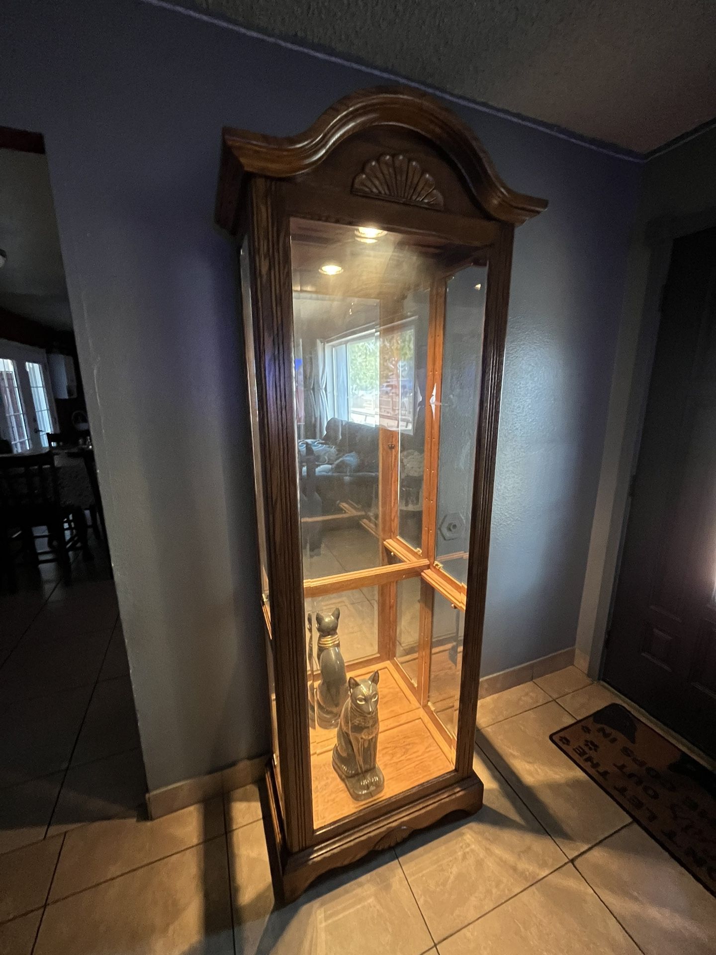 Wooden Glass Cabinet
