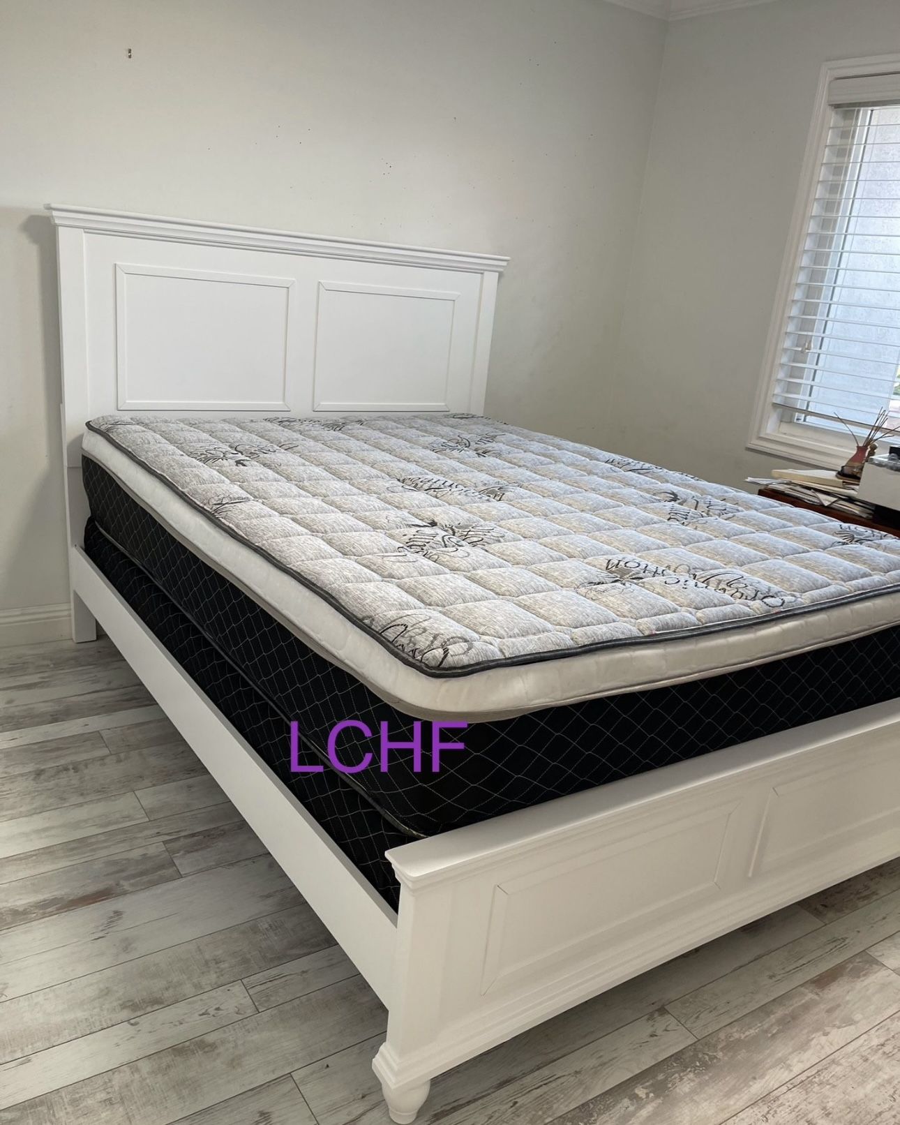 New Queen Bed Frame With Mattress
