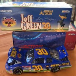 #30 Jeff Green Looney Tunes Daffy Duck 2001 Monte Carlo 1:24 Diecast Nascar 