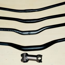 Mountain bike handle bars & stem