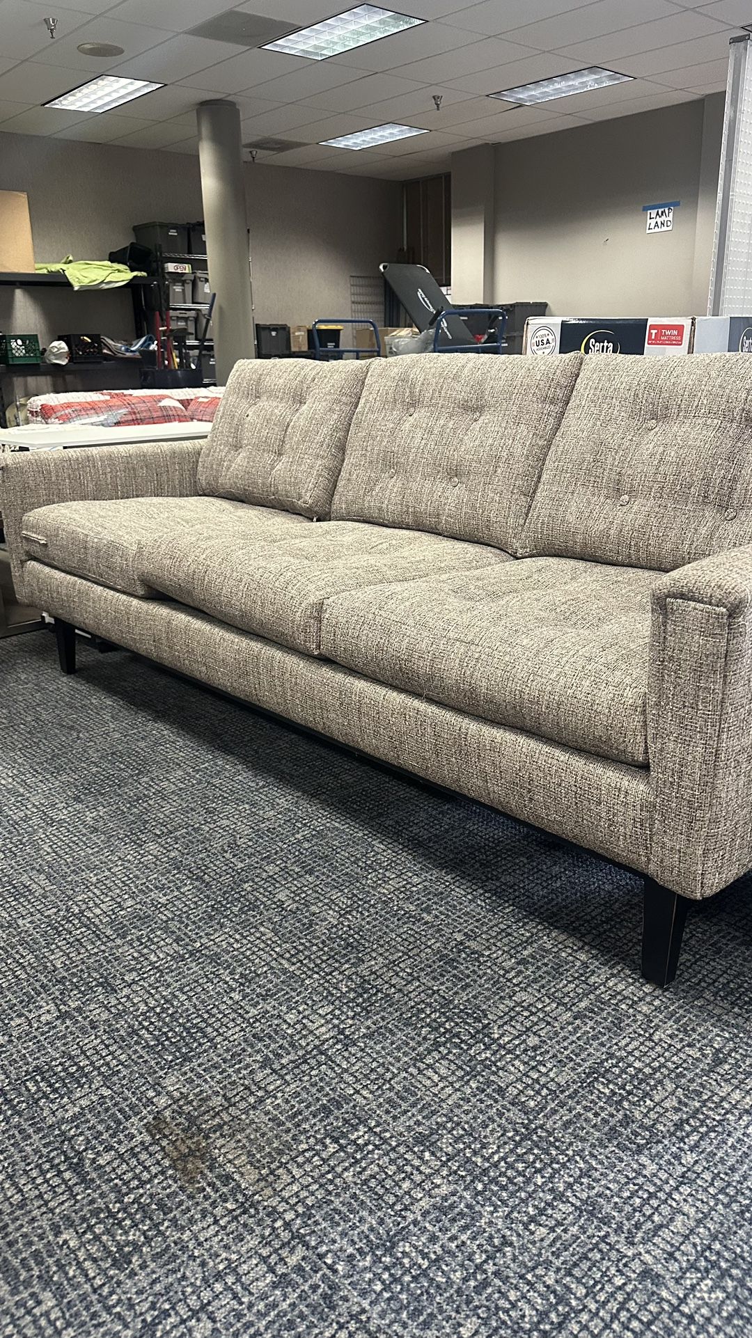 Brand New Tweed Sofa