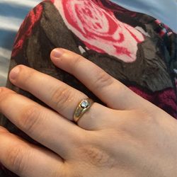 Anillo De Oro Con Diamante De Mujer Ese Es El Precio MÃnimo No Hago Rebaja