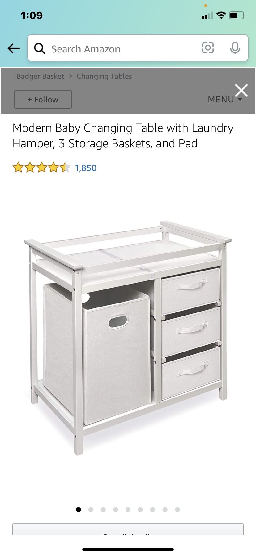 Baby Changing Table