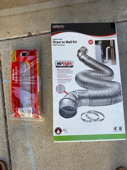 Deflecto Dryer to Wall Vent Kit & Gas Line Connector