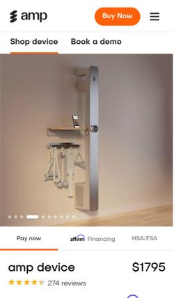 Amp home gym device BRAND NEW