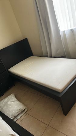 Malm twin bed $50