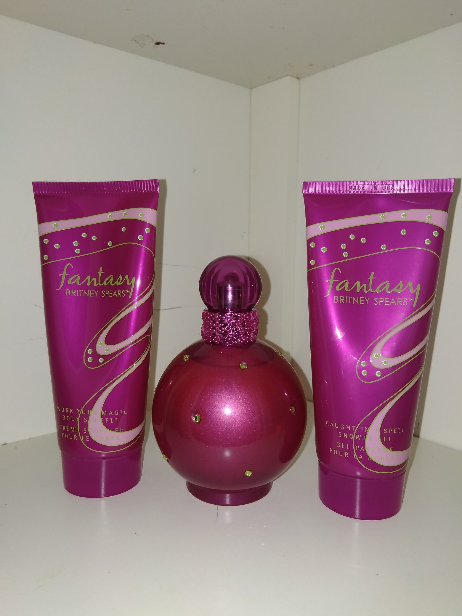 Britney Spears perfume, body, and shower gel Brand New with the box