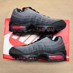 Nike Air Max 95 OG Bright Crimson size 9.5 Men’s running shoes NEW!