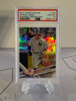 2017 Topps Chrome - Aaron Judge #169 Photo Variation Refractor 🔥PSA 10🔥 (RC)
