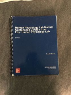 Human physiology lab manual