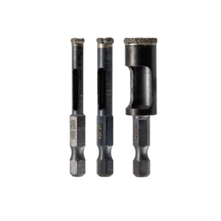 SPYDER 600950 Arbored Diamond Edge Hole Saw Bit 3PC Set