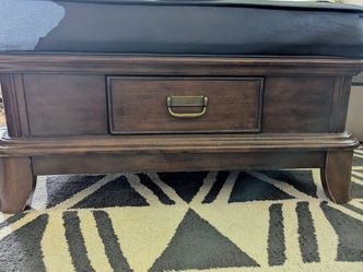 Ottoman / coffee table, solid wood