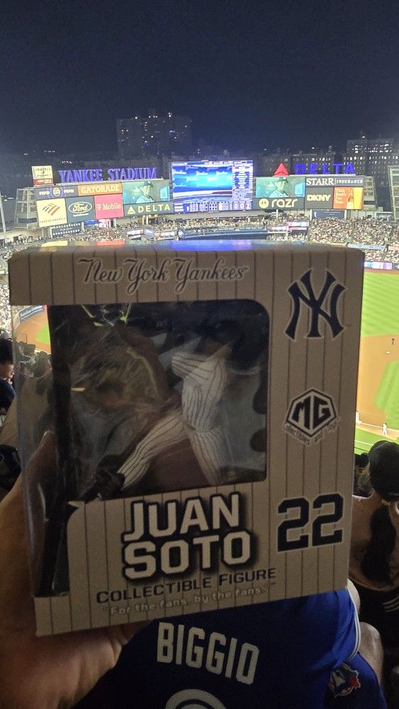 Juan Soto MGCT Collectible Figure 8/23/24 Giveaway New York Yankees