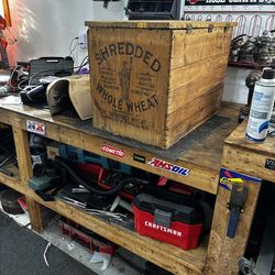 Antique wood crate