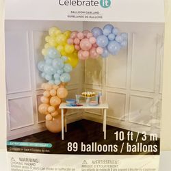 Celebrate It 10 ft 89 Foil Balloon Kit!