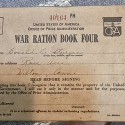 War Ration Book Four