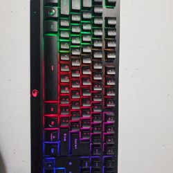LED Gaming Keyboard Non Mechnical Like New  