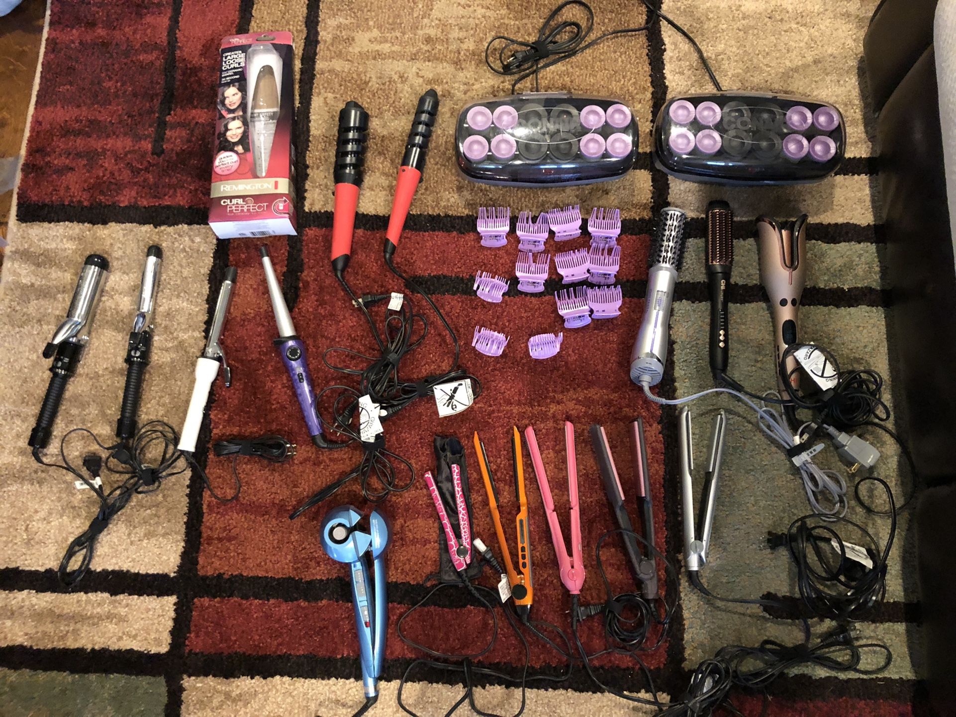 Hair Curlers, Straighteners, Hot Rollers, Etc.