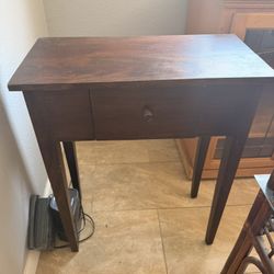 Wood Entry table 