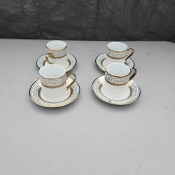 Alpine Cuisine  Expresso Cups And Saucers